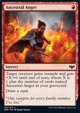 Ancestral Anger - Innistrad Crimson Vow 