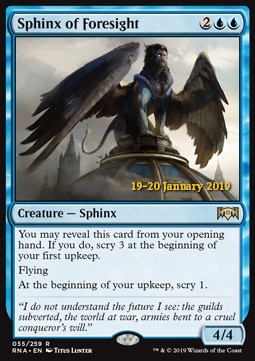 Sphinx of Foresight - Ravnica Allegiance Extras 