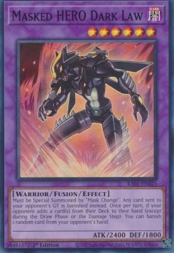 Masked HERO Dark Law (V.1 Super Rare)