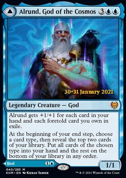 Alrund God of the Cosmos Hakka Whispering Raven - Kaldheim Promos 