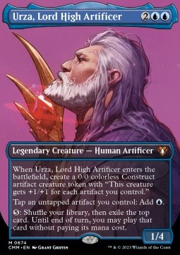 Urza, Lord High Artificer (V.2) - Commander Masters Extras 
