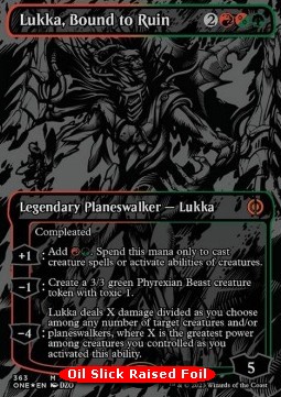 Lukka Bound to Ruin (V.3) - Phyrexia All Will Be One Extras 