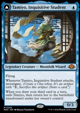 Tamiyo Inquisitive Student Tamiyo Seasoned Scholar - Modern Horizons 3 