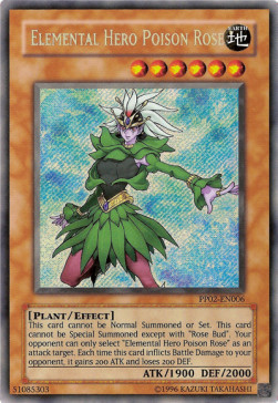 Elemental Hero Poison Rose (V.2 - Secret Rare)