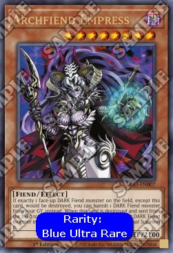 Archfiend Empress (V.3 - Ultra Rare) 