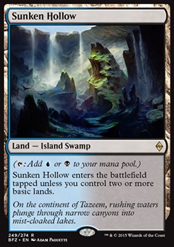 Sunken Hollow - Battle for Zendikar 