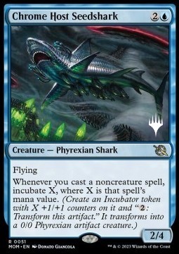 Chrome Host Seedshark (V.2) - March of the Machine Promos 