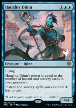 Haughty Djinn (V.2) - Dominaria United Promos 