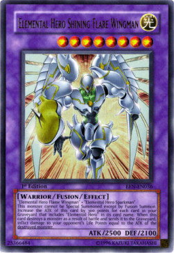 Elemental Hero Shining Flare Wingman (V.1 - Ultra Rare) 