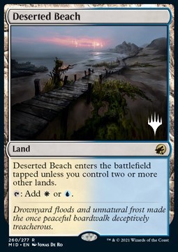 Deserted Beach (V.2) - Innistrad Midnight Hunt Promos 