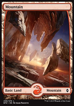 Mountain (V.7) - Battle for Zendikar 