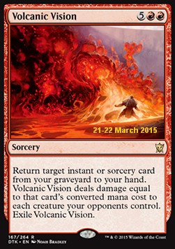 Volcanic Vision - Dragons Of Tarkir Promos 