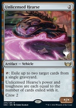 Unlicensed Hearse (V.2) - Streets of New Capenna Promos 