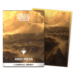 100 Dragon Shield Sleeves Matte Dual Landfall Series Arid Mesa 
