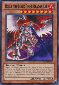 Horus the Black Flame Dragon LV8 (V.2 - Rare) 