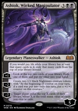 Ashiok Wicked Manipulator - Wilds of Eldraine 