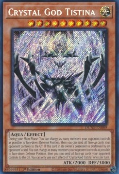 Crystal God Tistina (V.1 - Secret Rare) 
