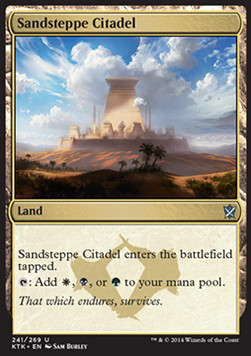 Sandsteppe Citadel - Khans of Tarkir 
