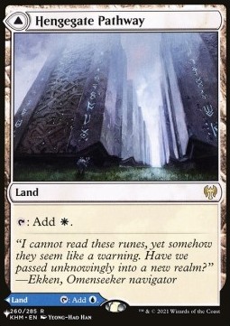 Hengegate Pathway Mistgate Pathway - Secret Lair Commander Deck From Cute to Brute 