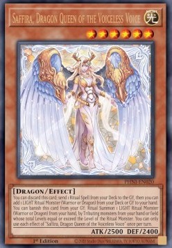 Saffira Dragon Queen of the Voiceless Voice (V.1 Ultra Rare) 