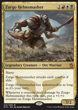 Zurgo Helmsmasher - Khans of Tarkir 