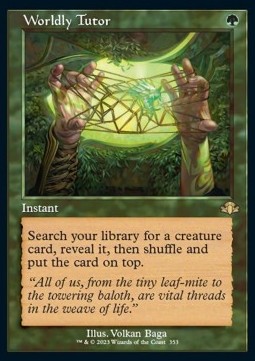 Worldly Tutor (V.1) - Dominaria Remastered Extras 
