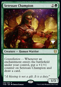 Setessan Champion (V.1) - Theros Beyond Death Promos 