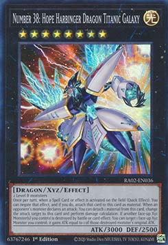 Number 38 Hope Harbinger Dragon Titanic Galaxy (V.1 Super Rare) 