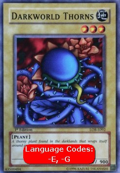 Darkworld Thorns (V.1 - Common) 