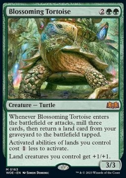 Blossoming Tortoise - Wilds of Eldraine 