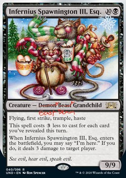 Infernius Spawnington III, Esq. 