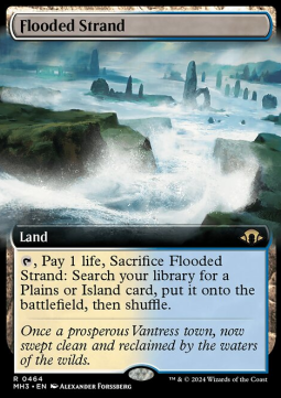 Flooded Strand (V.3) - Modern Horizons 3 Extras 
