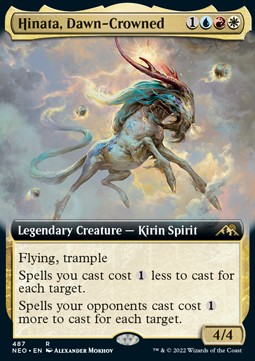 Hinata Dawn Crowned (V.2) - Kamigawa Neon Dynasty Extras 