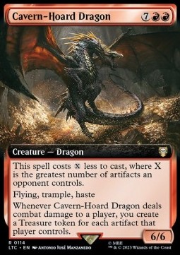 Cavern Hoard Dragon - Commander The Lord of the Rings Tales of Middle earth Extras 