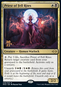 Priest of Fell Rites - Modern Horizons 2 Promos 