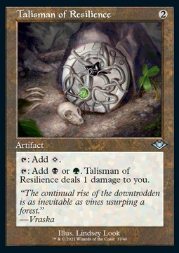 Talisman of Resilience (V.1) - Modern Horizons Retro Frame Cards 
