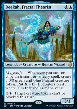 Deekah, Fractal Theorist - Commander Strixhaven 