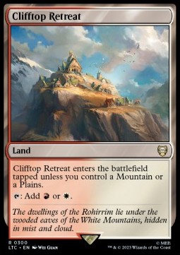 Clifftop Retreat - Commander The Lord of the Rings Tales of Middle earth 