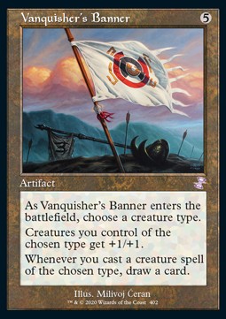 Vanquishers Banner - Time Spiral Remastered Extras 