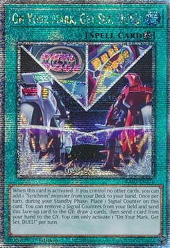 On Your Mark Get Set DUEL! (V.2 Quarter Century Secret Rare) 