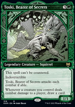 Toski Bearer of Secrets - Kaldheim Extras 
