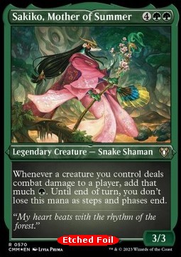 Sakiko Mother of Summer - Commander Masters Extras 