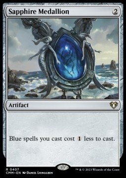Sapphire Medallion - Commander Masters 
