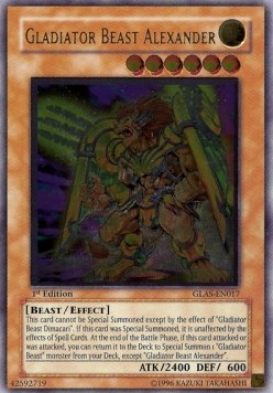 Gladiator Beast Alexander (V.2 - Ultimate Rare) 