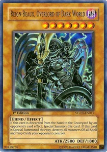 Reign-Beaux, Overlord of Dark World (V.1 - Ultra Rare) 