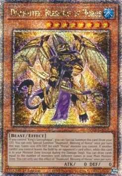 Duamutef Blessing of Horus (V.3 Quarter Century Secret Rare) 