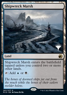 Shipwreck Marsh (V.2) - Innistrad Midnight Hunt Promos 