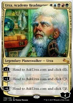 Urza Academy Headmaster - Unstable 