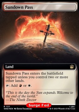 Sundown Pass (V.3) - Universes Beyond Doctor Who Extras 