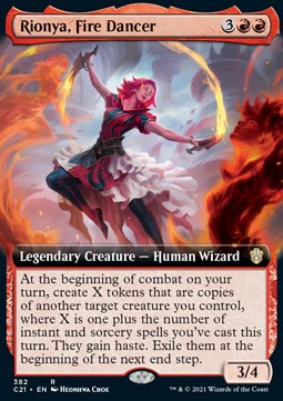 Rionya Fire Dancer - Commander Strixhaven Extras 